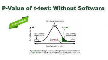 P-Value of t-test |  Without Software | Step By Step Guide