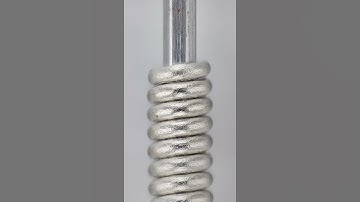 A new, nickel plated steel guitar string, 0.032in diameter. #Shorts