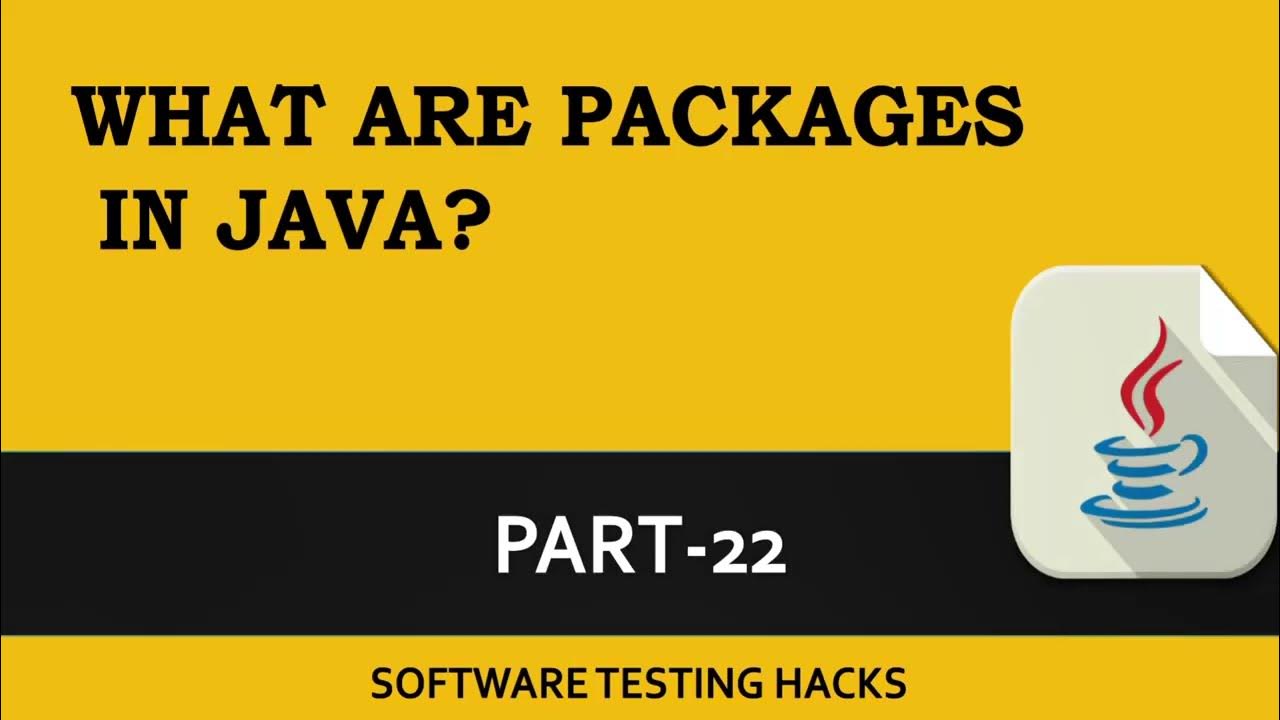 Packages in Java Part 22 Java Tutorial YouTube