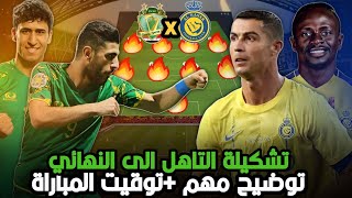 تشكيلة الشرطة امام  النصر السعودي 🔥توضيح نقطة مهمة جدا +توقيت المباراة