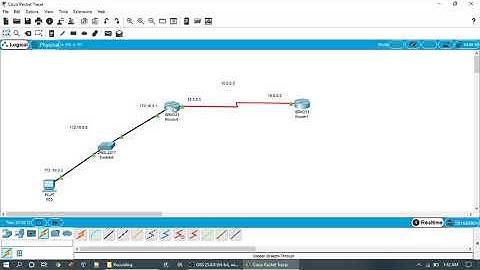 How to configure routing protocol RIPv1 (Packet Tracer)