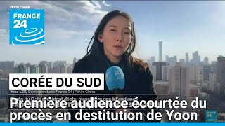 Corée du Sud : la première audience du procès en destitution de Yoon Suk-yeol écourtée