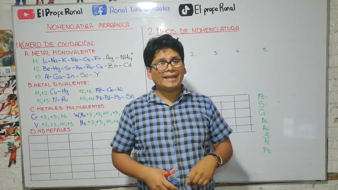 Tema 8: Nomenclatura Inorgánica 