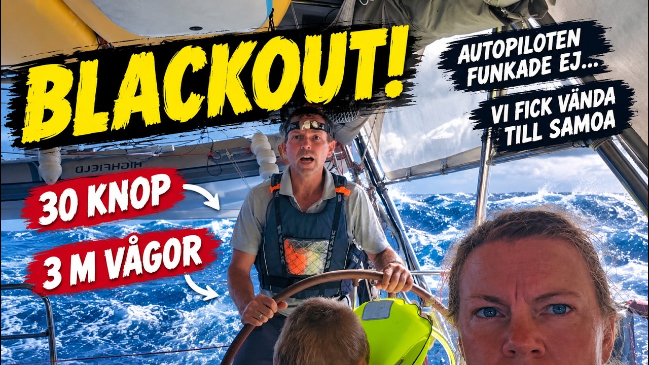 ⁣BLACKOUT TILL HAVS – vi tvingades vända tillbaka till Samoa!