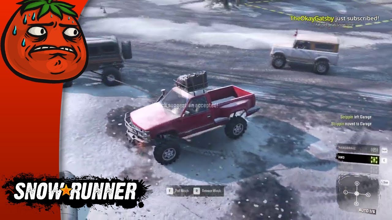 [Tomato] SnowRunner : Lost in the snow-realm. Cooperative with the boys. Leaving everyone behind.