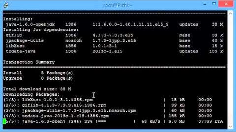 Install vnc server,firefox & Desktop centos 5