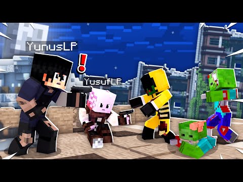 ZOMBİ SALGININDA MAHSUR KALDIK!! | SalgınCraft | Minecraft | Bölüm 1