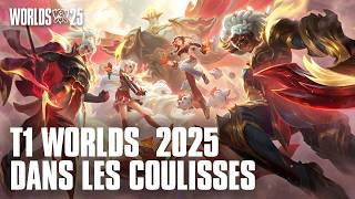 3 victoires consécutives, 1 dynastie : skins T1 des Worlds 2025 | En coulisses - League of Legends