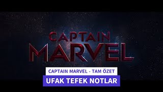 Captain Marvel - Tam Özet - Ufak Tefek Notlar