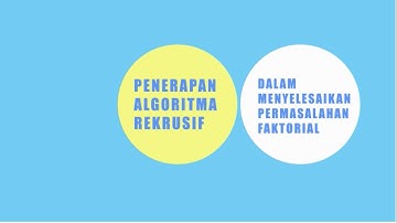 Penerapan Algoritma Rekursif dalam Menghitung Faktorial