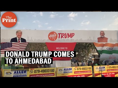 “Mini Republic Day” as Trump prepares to land in Ahmedabad