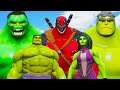 HULK FAMILY VS VENOMPOOL - EPIC BATTLE