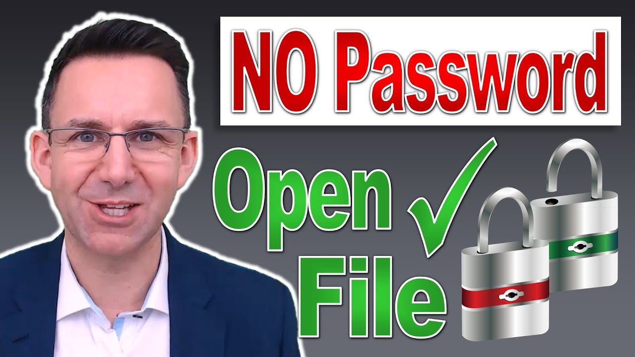 ลืมรหัส excel 2013 2022 Update Open a Password Protected Excel File WITHOUT the Password…AND Remove ALL Other Passwords