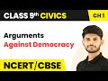 Arguments against democracy  what is democracy why democracy  class 9 civics