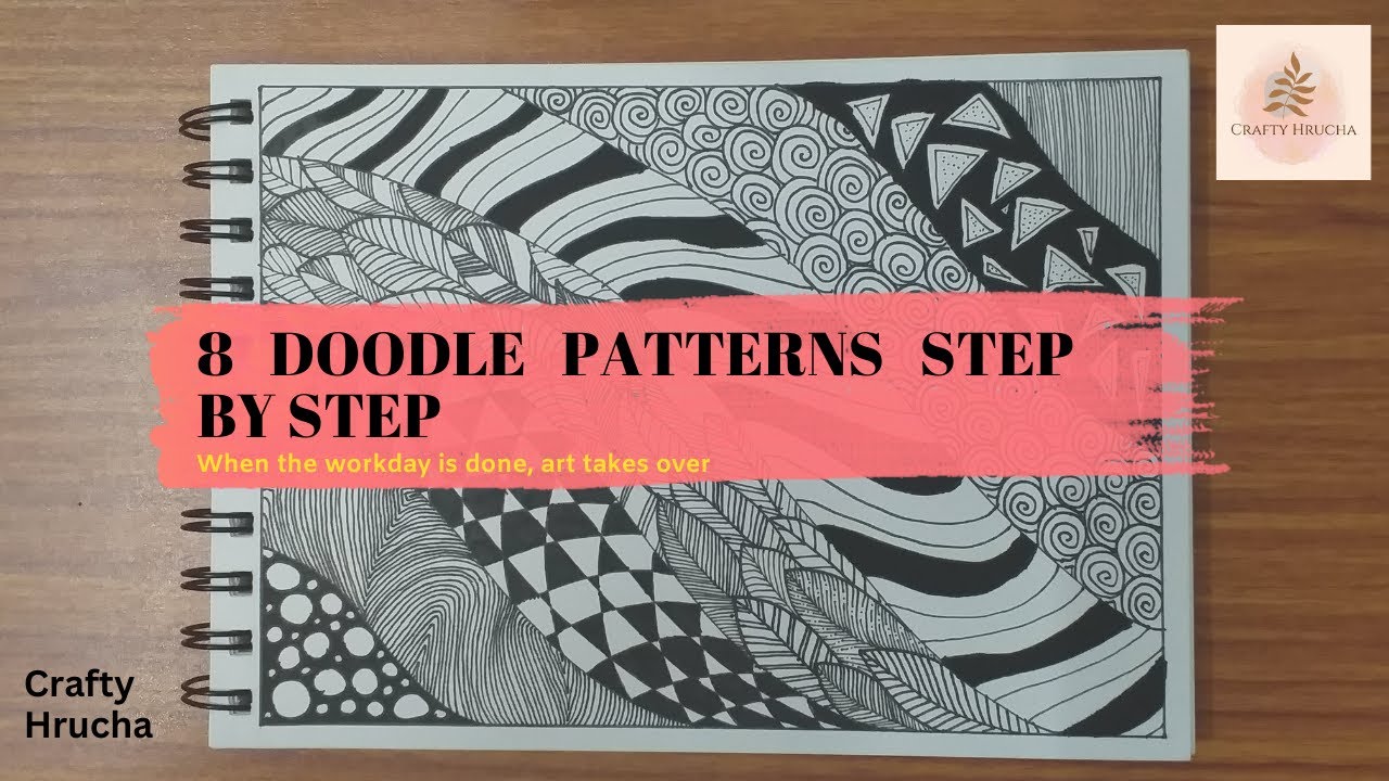How to Draw Step by Step Zentangle Art || Pattern Zentangle || Draw