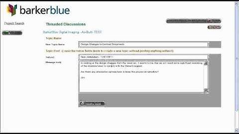 DFS - Threaded Discussions