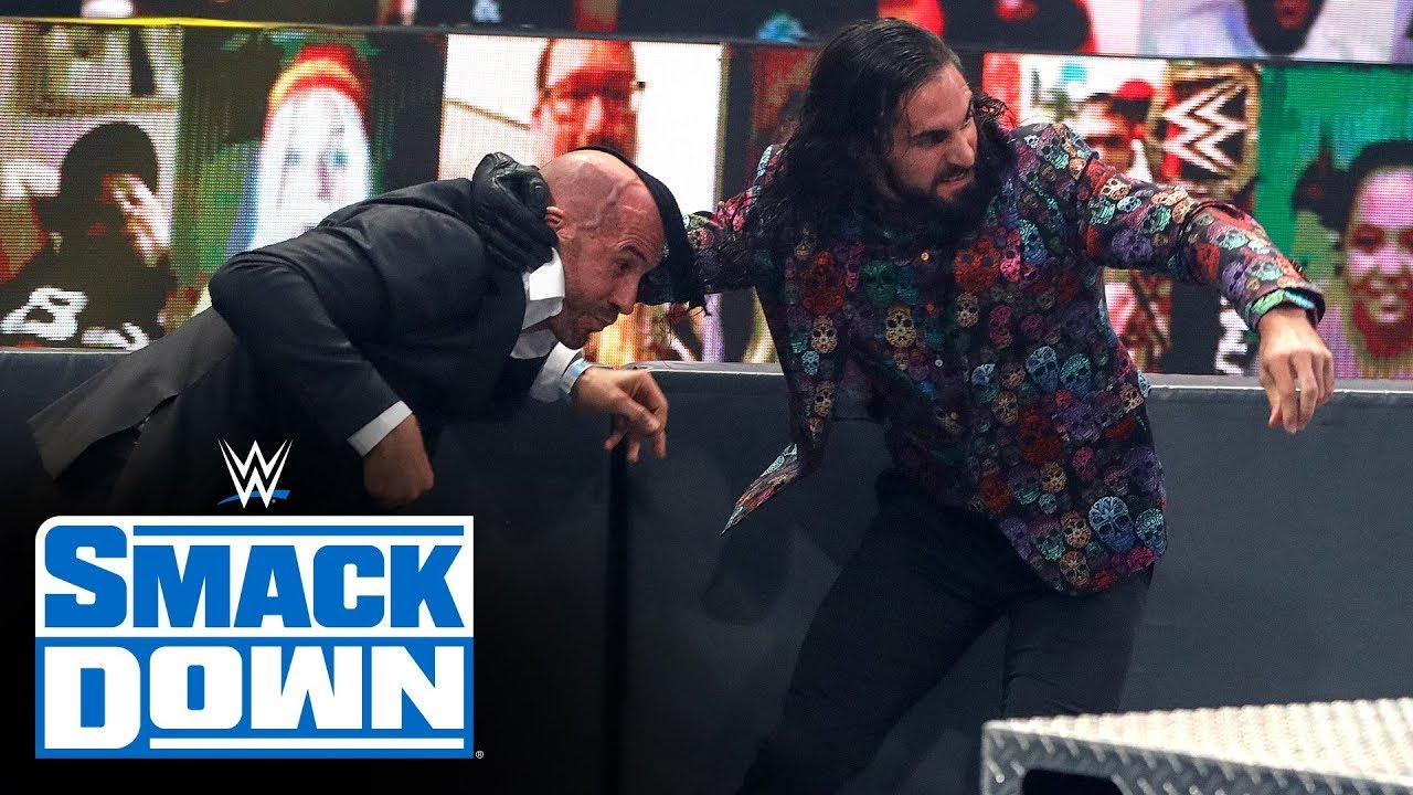 |WWE PO POLSKU| Cesaro konfrontuje się z Romanem Reignsem po czym zostaje zaatakowany przez Rollinsa