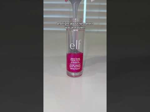 Doing The Elf Halo Glow Trend Shorts Lipgloss