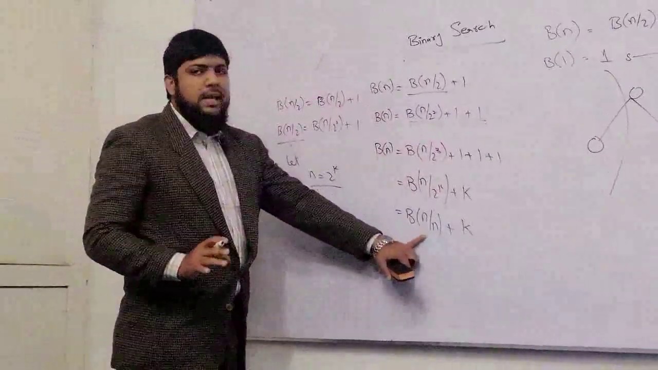 Binary Search Solution with Recursive Recurrence relations by Muhammad ...
