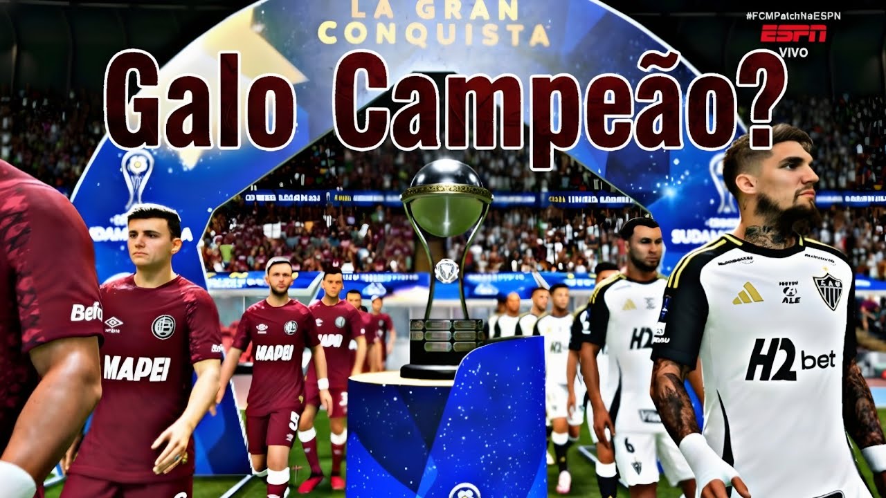 SIMULEI A FINAL DA SULAMERICANA COM O GALO E O FINAL FOI EMOCIONANTE | Simulação | FC26 | [HD 60FPS]