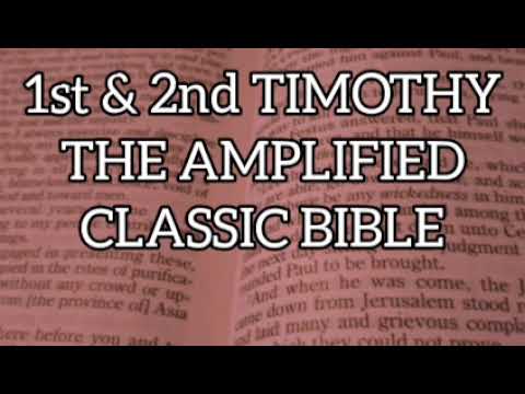 1st and 2nd Timothy The Amplified Classic Audio Bible with Subtitles and Closed-Caption