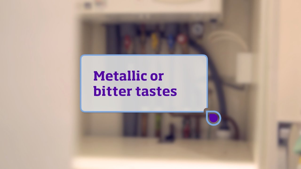 Metallic or bitter tastes in tap water YouTube