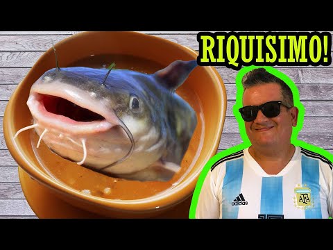 The richest catfish soup in the world - Argentine-Mexican recipe