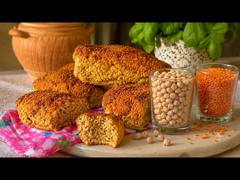 I Stopped Buying Bread After Discovering This!🔥 Just Mix Chickpeas +  Lentils=healthy Protein Bread