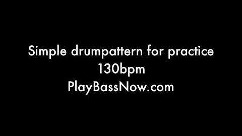 130 bpm Drum machine loop pattern