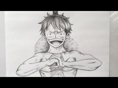 Video Pencil drawing Monkey D. Luffy - Wano Arc || Vẽ Luffy - youtube