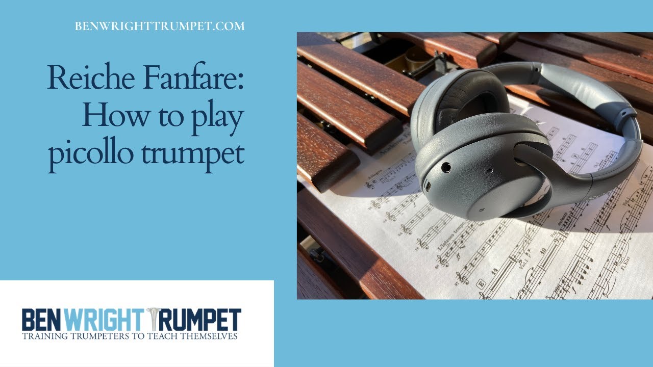 How to play Piccolo Trumpet Reiche Abblasen Fanfare YouTube