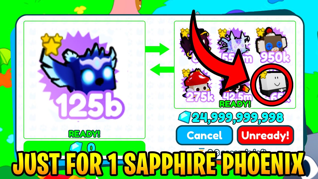 Sapphire Phoenix Value - Pet Sim X Value List 