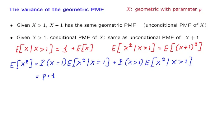 S07.2 The Variance of the Geometric