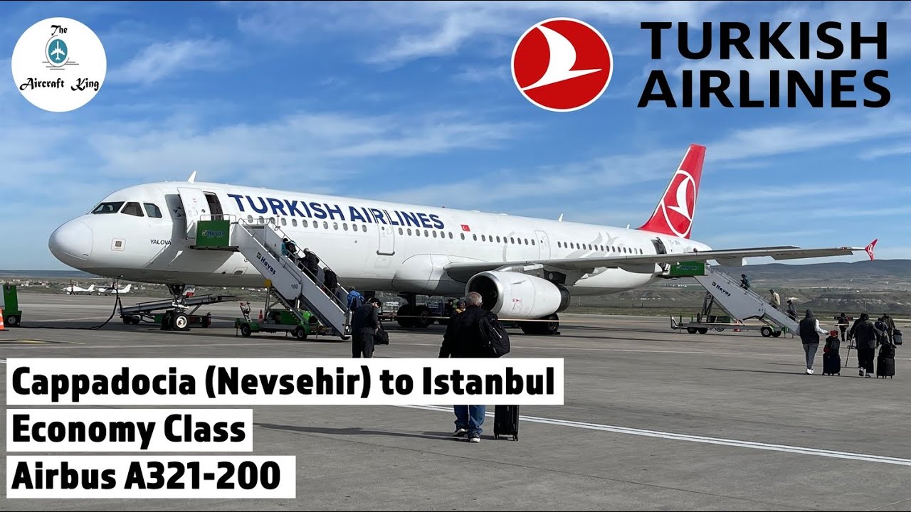 Эконом-класс Turkish Airlines | Короткий внутренний рейс из Невшехира в Стамбул
