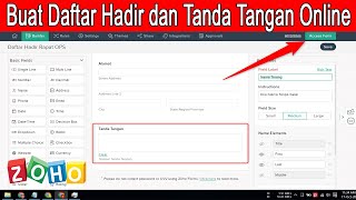 How to Create an Attendance List with an Online Signature screenshot 3