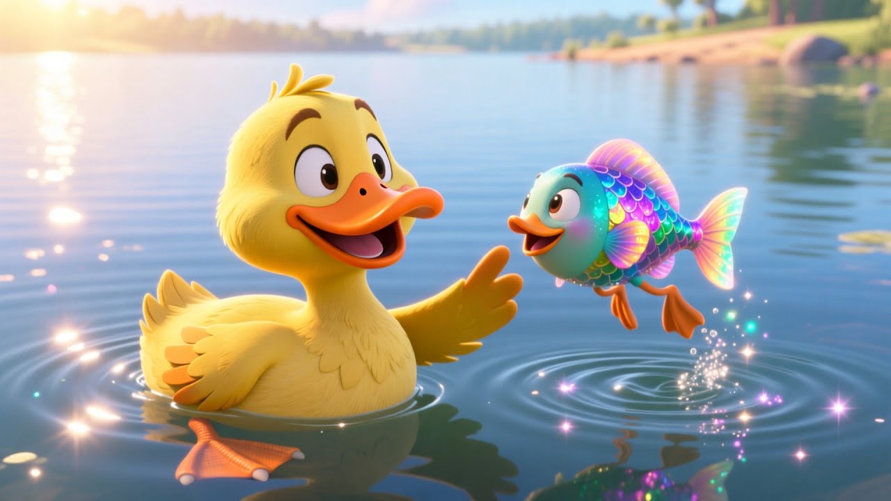 Ducky Dan’s Lake Adventure 🦆🌊 | Fun Water Song for Kids | Playful Nature Rhyme