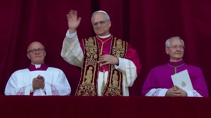 Newly elected Pope Leo XIV makes first appearance to crowd in St Peter's Square