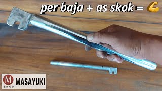 yakin ga mau nonton? cara bikin kunci besi/pleser dari as skok dan per mobil