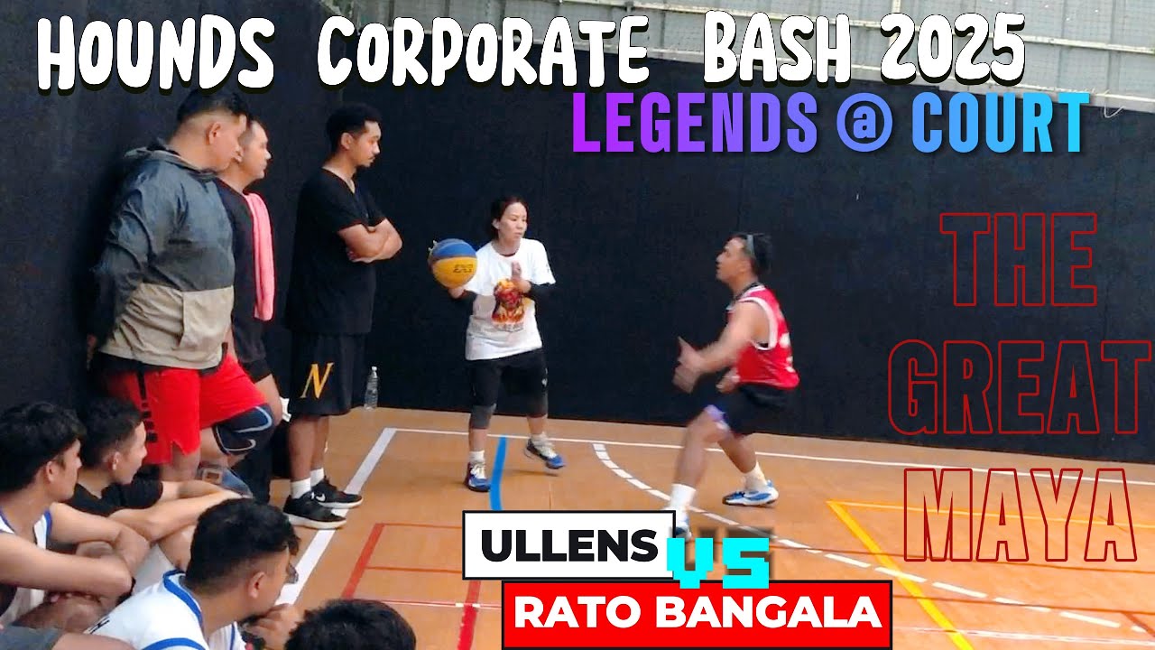 HOUNDS CORPORATE BASH 2025 | LEGENDS @ COURT |  ULLENS SCHOOL VS RATO BANGALA SCHOOL | 📹VDO: JAYDEN