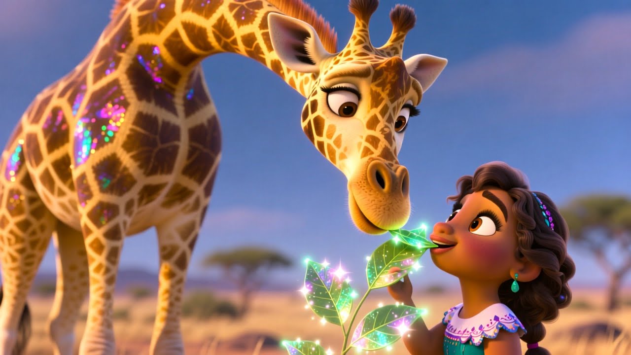 Giraffe Reaches The Sky 🦒🌈 Fun Animal Song | Learning Heights for Kids