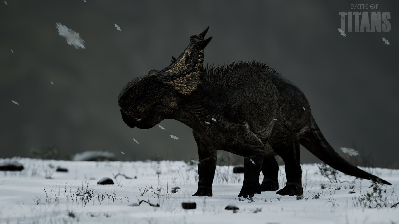 The lone pachyrhinosaurus | A Path of Titans short cinematic