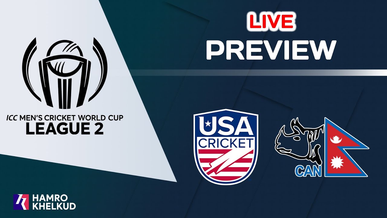 Nepal vs USA - PREVIEW of ICC Men's Cricket World Cup League 2 Tri-Series