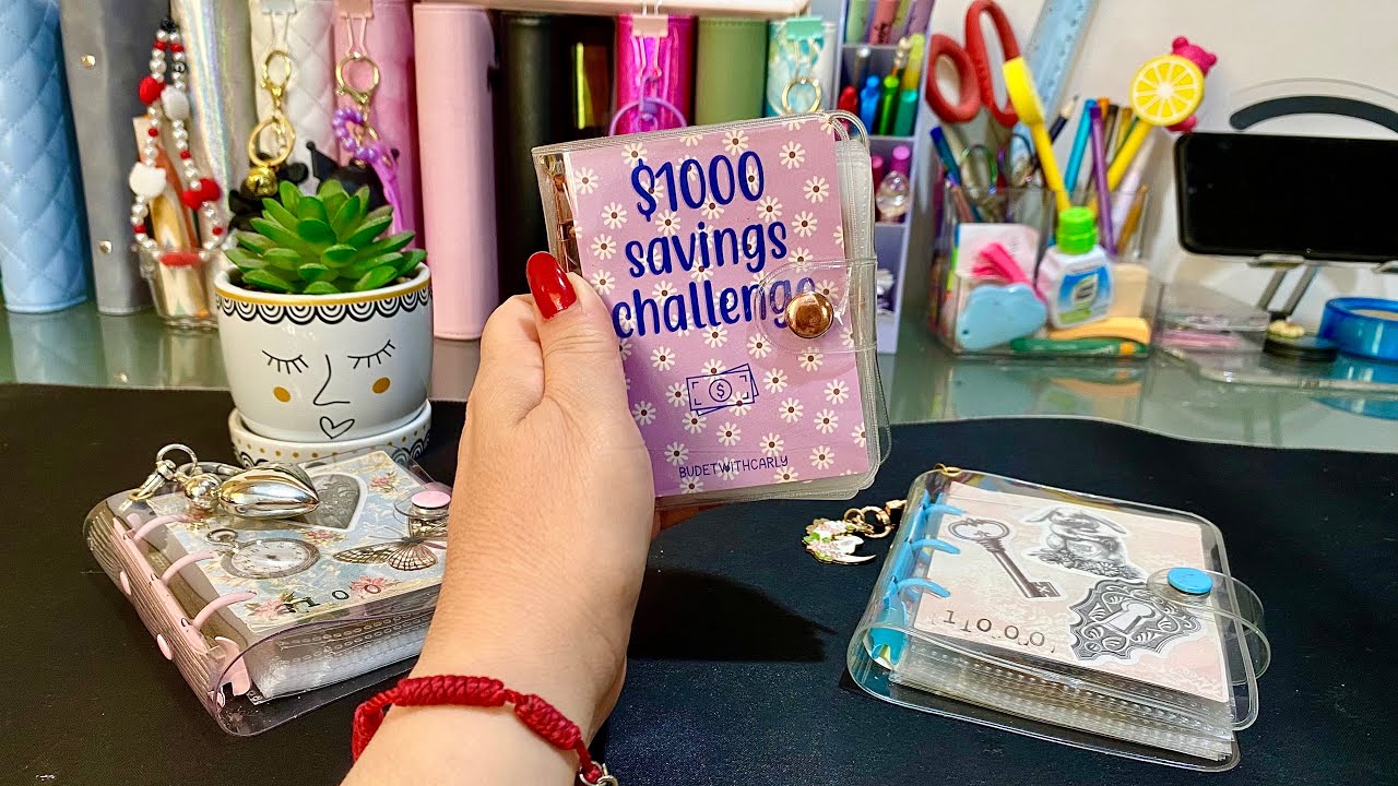 AHORRO CON MINI CARPETAS 💖💵 COMO AVANZAR EN EL AHORRO 🍀💰 #ahorro #retosdeahorro