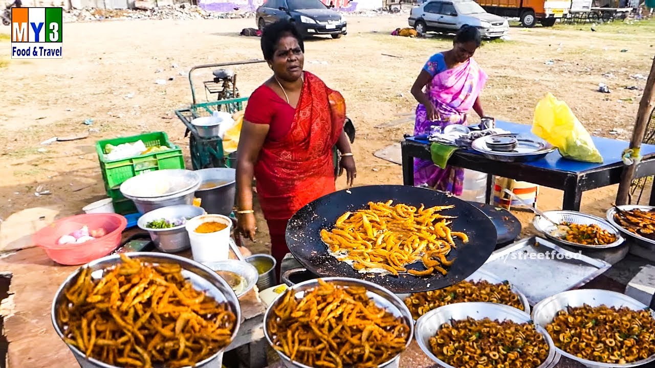 Beach Side Street Foods Sea Food Fry Seller YouTube