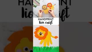 Handprint Lion Craft