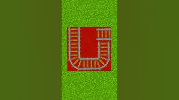 Minecraft how to make heart using rail #minecraft #gaming #mincrafthacks #minecraftmemes #shorts