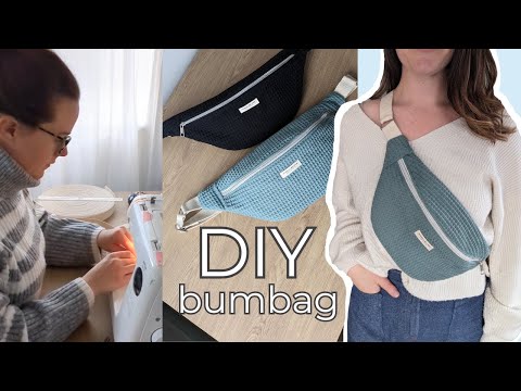 DIY large bag tutorial / How to make the viral Hannah Walker large bumbag