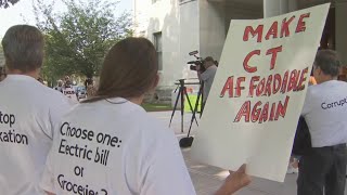 Customers hold rally to protest electric rate increases