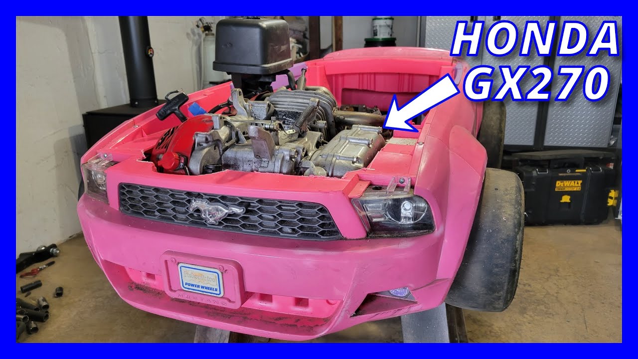 Mounting the Engine in the Disney Princess Power Wheels Build! (Part 9)