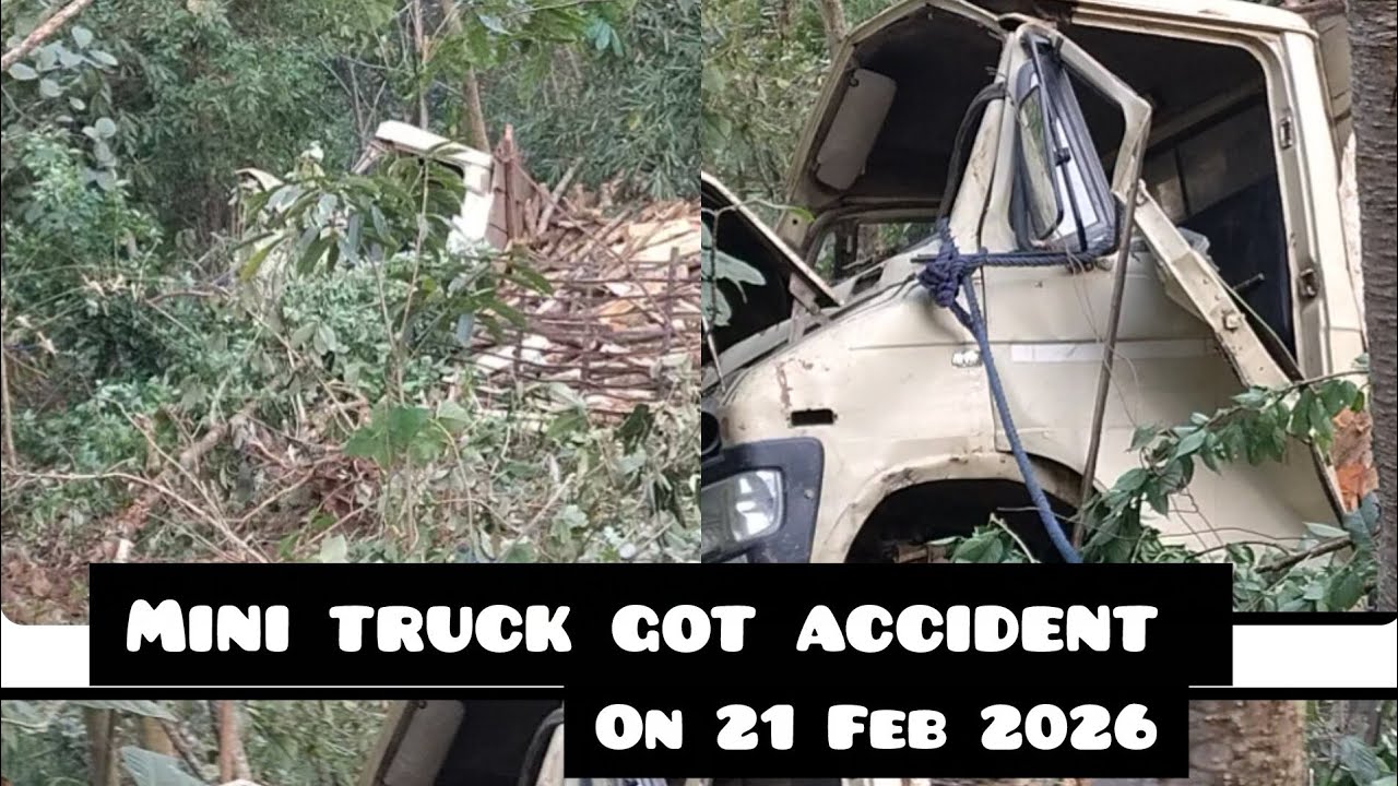 Mini TATA truck accident 